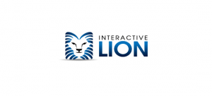 logo-design-inspiration-blue-interactive-lion