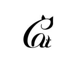 minimal-logo-design-hidden-message-cat-mouse