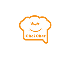 logo-design-social-network-chef-chat