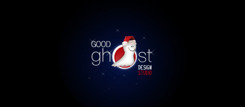 christmas-logo-design-good-ghost