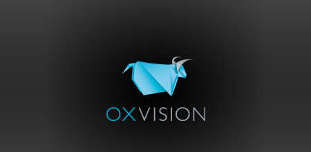 origami-inspired-logo-design-ox-vision