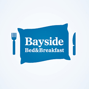 logo-design-food-delicious-tempting-bayside-bed-breakfast