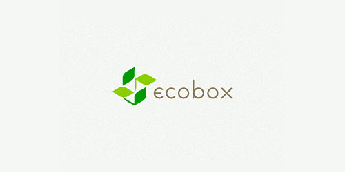logo design green ecobox