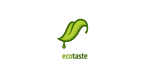 logo design green ecotaste