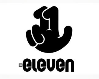 numeri-logo-design-dj-eleven
