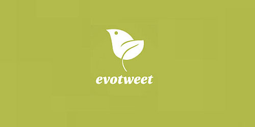 logo design green evotweet
