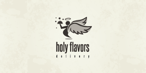 holy-flavors-delivery-logo-design-ristorante
