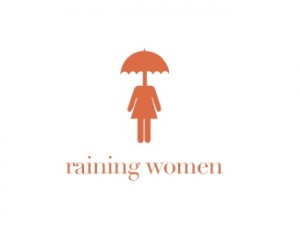 logo-design-raining-women-rain-umbrella