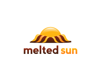 melted sun logo