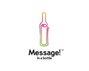 line-art-logo-design-message-in-a-bottle