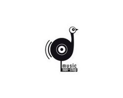 logo-design-animale-uccello-music