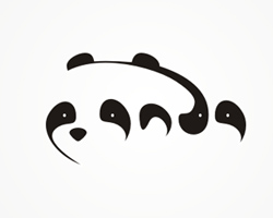 logo-design-numerical-punctuation-panda