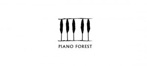 logo-design-music-concept-piano-forest