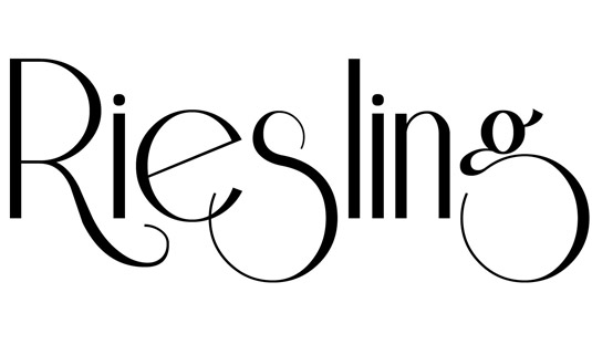 font riesling