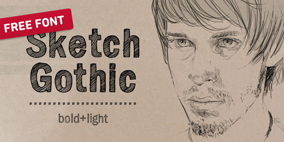 sketch-gothic-free-font-2011