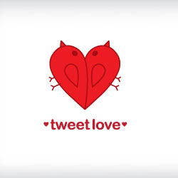 cuore-san valentino-logo-design-tweet-love