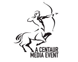 logo-design-zodiac-sagittarius-centaur-media-event